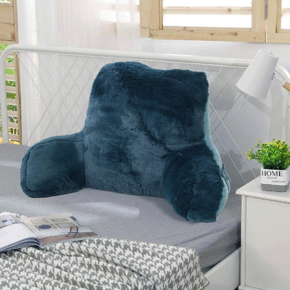 Faux Fur Bedrest Shell, Dragonfly, 20"x18" X17"