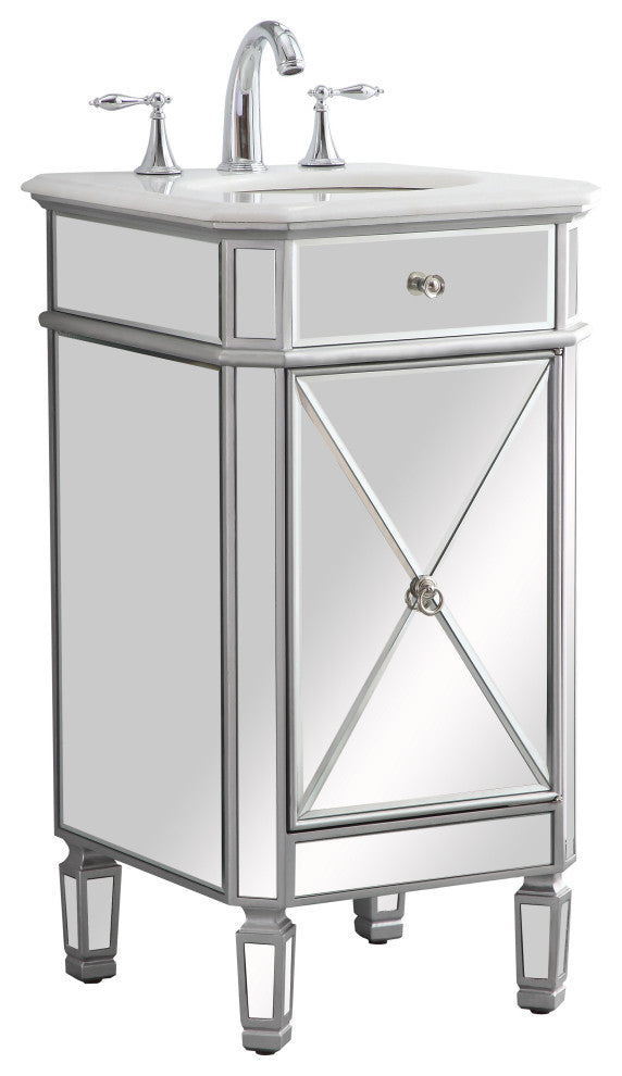 19" Single Bathroom Vanity Set