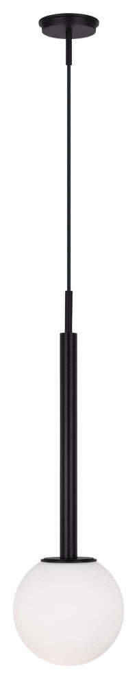 Nodes Large Pendant, Midnight Black