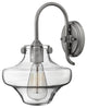 Hinkley Congress 1-Light Antique Nickel Wall Light