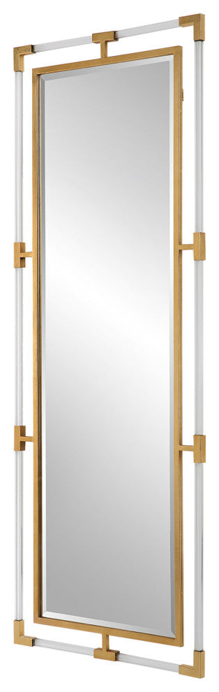 Uttermost 09926 Balkan 27-1/2" W x 75" H Rectangular Framed - Metallic Gold