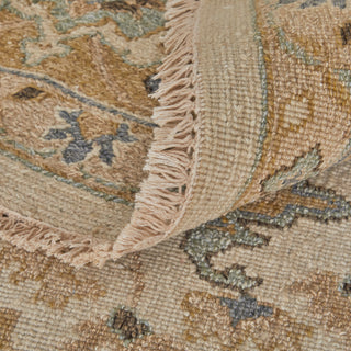 Aleska Traditional Oriental, Ivory/Gold, 2'6"x12' Runner
