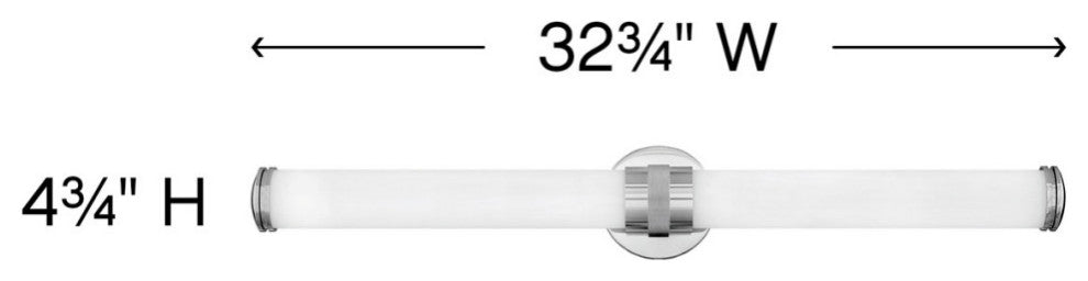 Remi Bath Three Light, Chrome