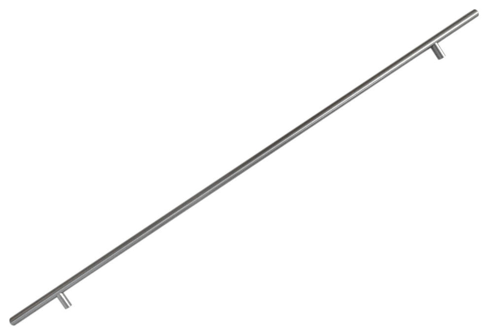 Celeste Bar Pull Outdoor Use Powder Coated Brushed Nickel Stainless, 24"x30"