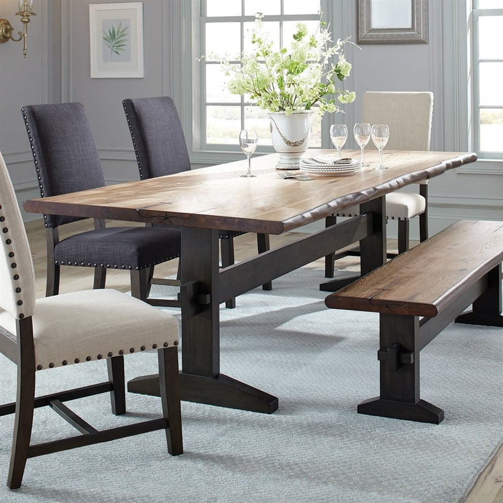 Coaster Burnham Live-Edge Dining Table