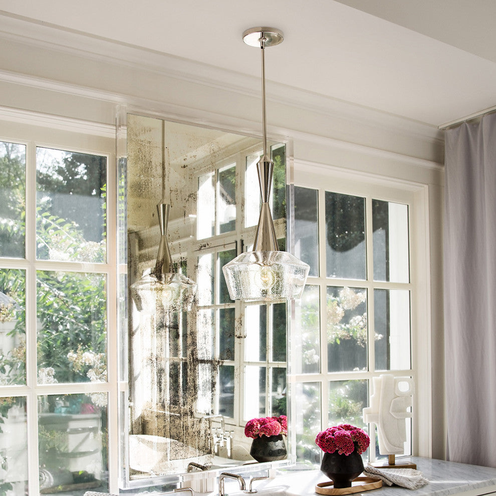 Hinkley Bette Medium Pendant, Polished Nickel