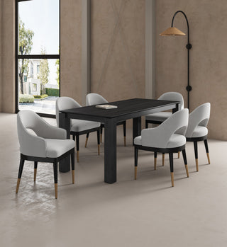 Manhattan Comfort 7-Piece Carrington and Rockaway Dining