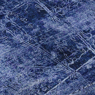 Premium Machine Washable Mayfield AMF559 Navy 10' x 14' Rug