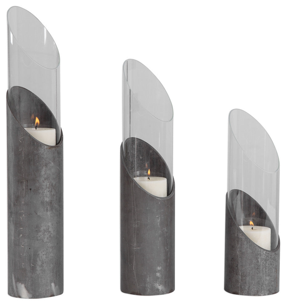 Karter Candleholders, Set of 3