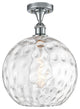 Innovations 516-1C-PC-G1215-12 1 Light Semi-Flush Mount, Polished Chrome