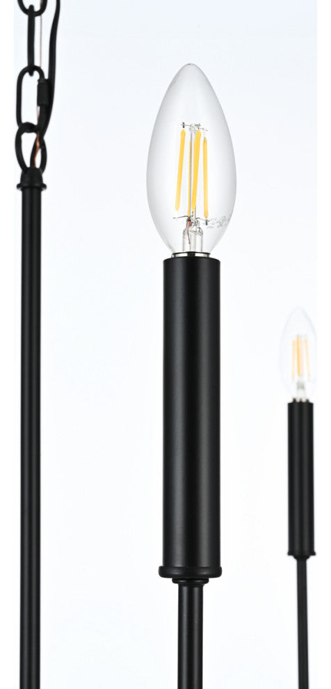 26" Pendant Light, Black