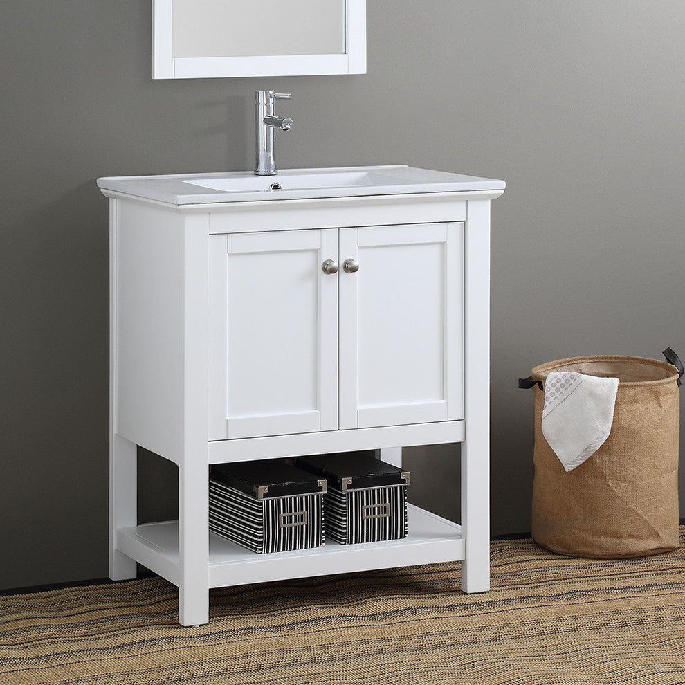 Fresca Manchester 30" White Vanity