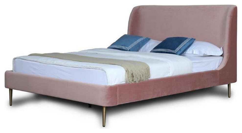 Heather Full-Size Bed, Blush