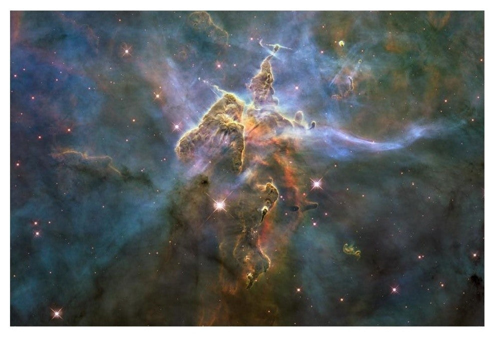 "Mystic Mountain in the Carina Nebula" Digital Paper Print by NASA, 20"x14"