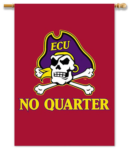 East Carolina University, No Quarter , 28"x40" 2-sided NCAA Banner