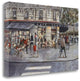 "Shopping In Paris" By Didier Lourenco, Giclee Print on Gallery Wrap Canvas