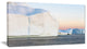 Greenland Ices of Polar Regions, Modern Seashore Canvas Wall Art, 40x20