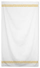 Yellow Wicker Border 58 x 102 Outdoor Tablecloth