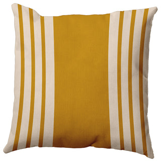 26"x26" Stripe Decorative Throw Pillow, Autumn Gold