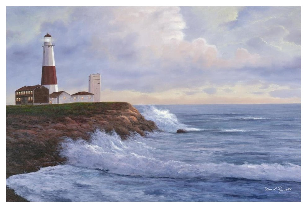 "Montauk Lighthouse" Digital Paper Print by Diane Romanello, 50"x34"