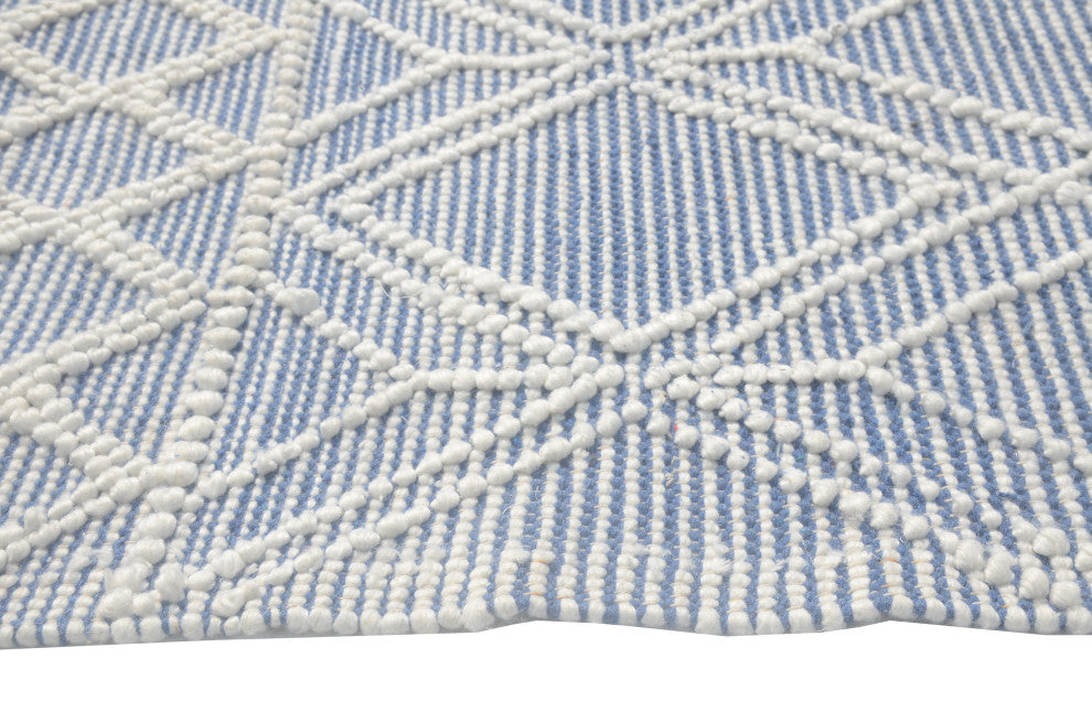 Chloe Geo Area Rug, Blue, 9' X 13'