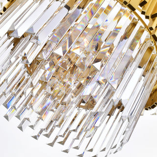 Deco 12 Light Down Chandelier With Medallion Gold Finish