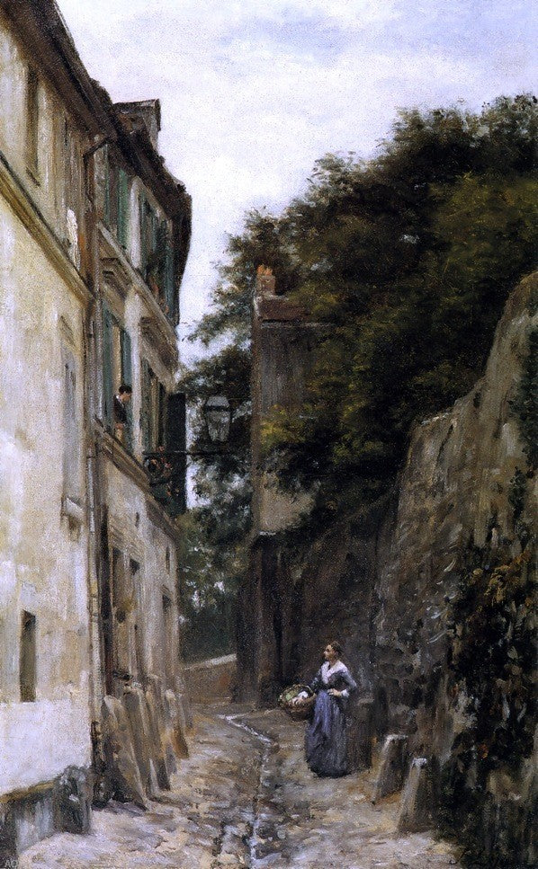 Stanislas Lepine Montmartre the Rue Saint-Vincent Wall Decal