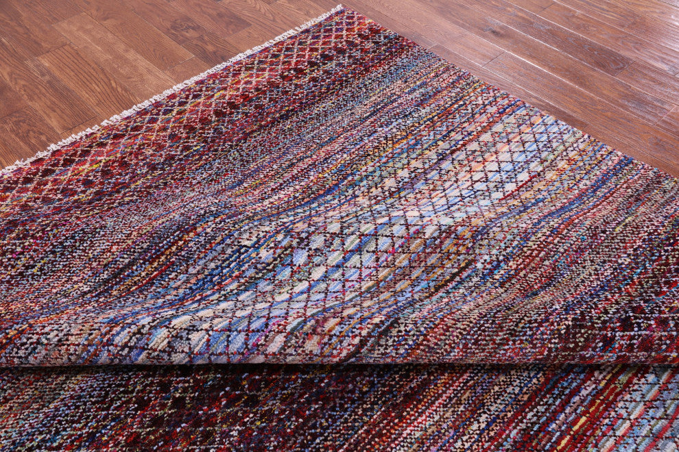 Wool & Silk Savannah Grass Hand Knotted Rug 9' 1" X 11' 7" - Q15436