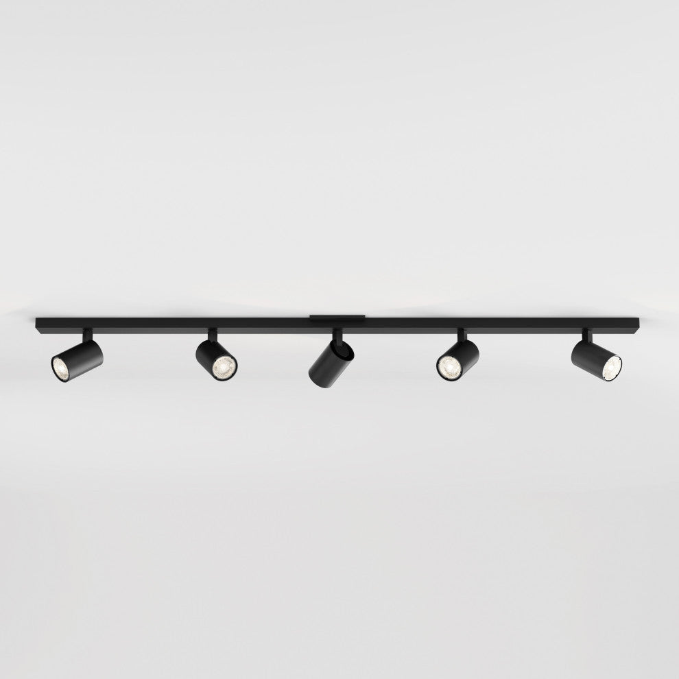 Astro Ascoli Five Bar, Dimmable Indoor Spotlight (Matt Black)