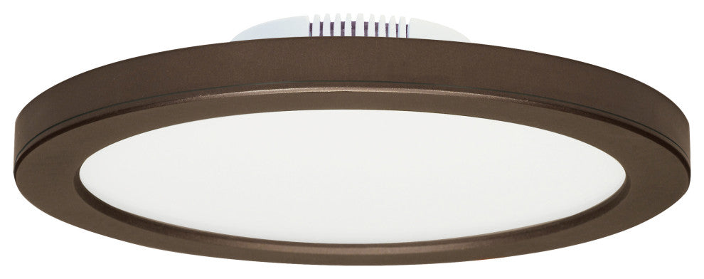 Blink - 16W- 9" Surface Mount LED - 3000K- Bronze Finish - 120-277V