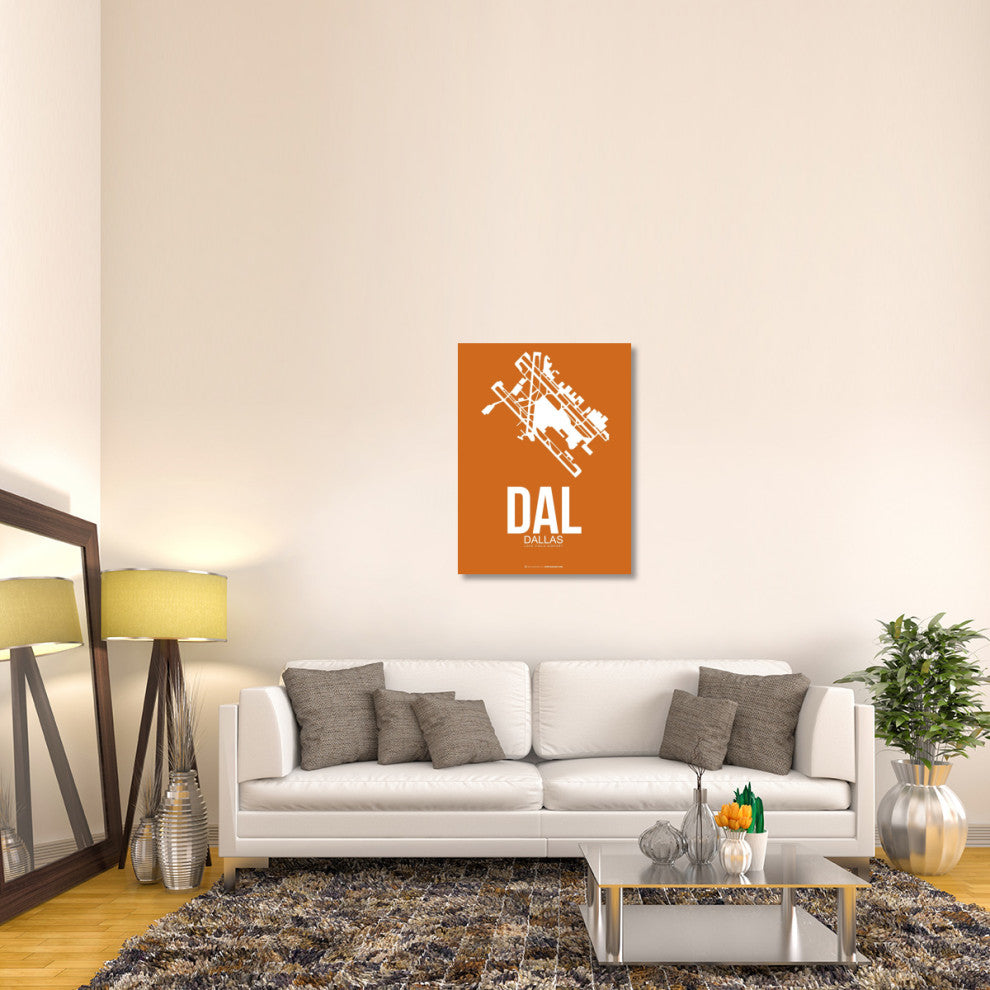 "DAL Dallas Poster 2" Fine Art Print