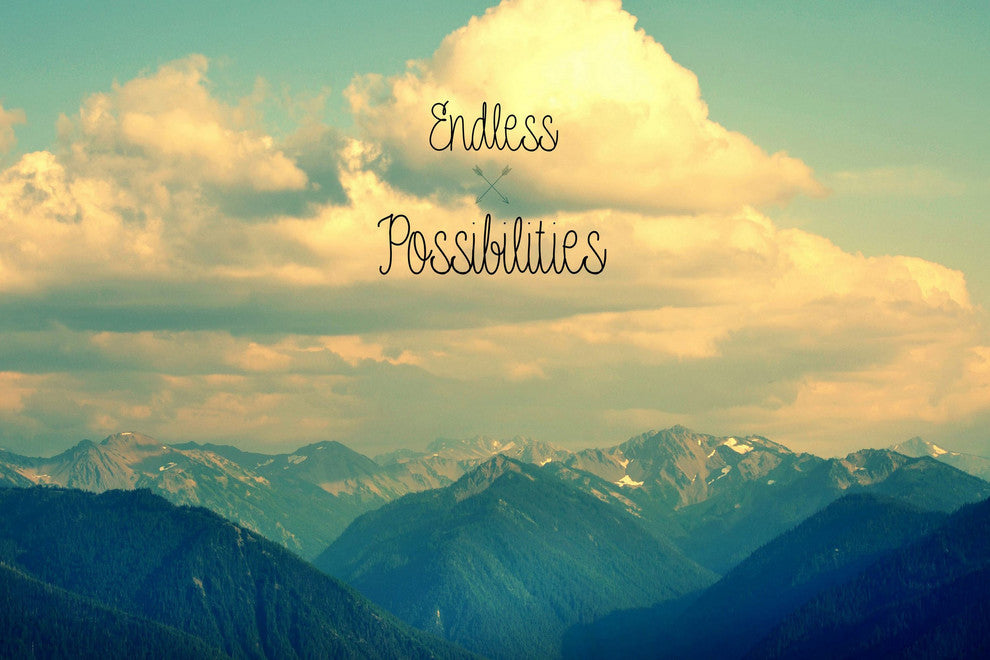 "Endless Possibilities" Painting Print on Wrapped Canvas
