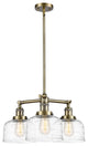 INNOVATIONS 207-AB-G713 3-Light Chandelier Antique Brass