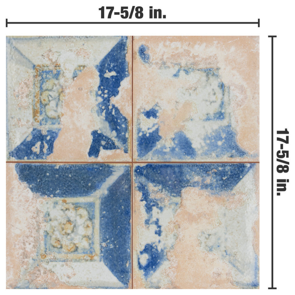 Kings Luxe Heritage Square Ceramic Floor and Wall Tile