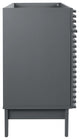 Render 48" Double Bathroom Vanity Cabinet, Gray
