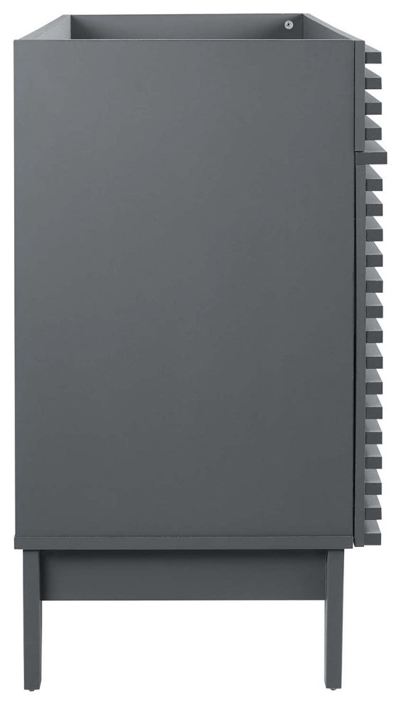 Render 48" Double Bathroom Vanity Cabinet, Gray