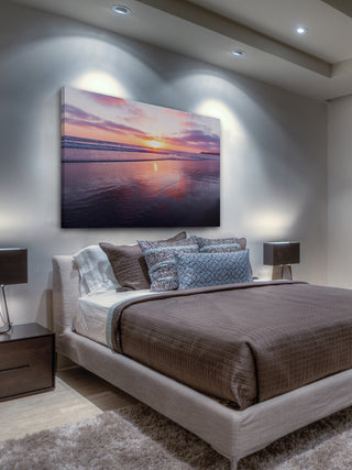 "Cotton Candy Clouds" Painting Print on Wrapped Canvas