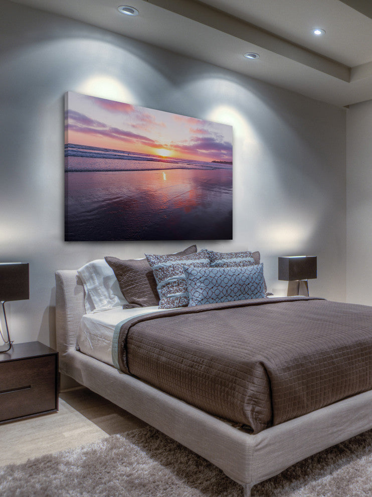 "Cotton Candy Clouds" Painting Print on Wrapped Canvas