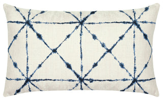 Trilogy Indigo Lumbar Indoor/Outdoor Performance Pillow, 12"x20"
