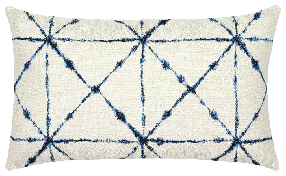 Trilogy Indigo Lumbar Indoor/Outdoor Performance Pillow, 12"x20"