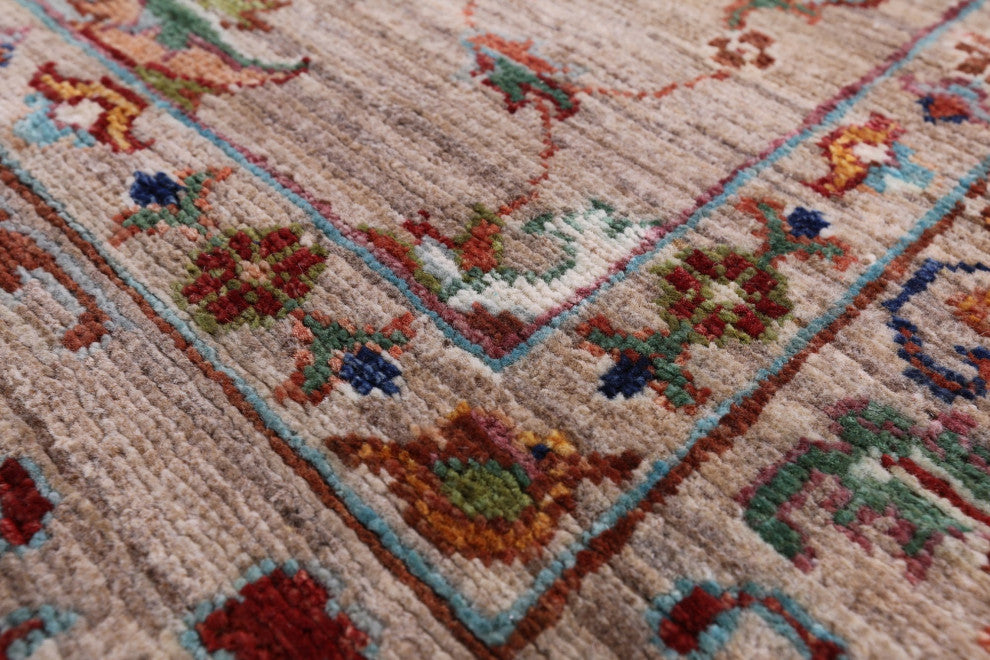 Persian Tabriz Hand-Knotted Wool Rug 5' 2" X 6' 7" Q10222