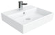 Simple 50.40B.01 Bathroom Sink, Ceramic White, 1 Faucet Hole