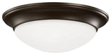 Nash 2-Light Flush Mount, Bronze