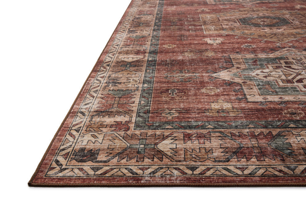 Loloi Washable Anniston Spice/Multi Rug, 7'6"x9'6"