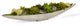 Artifical succulents in Silver Boat, Purple