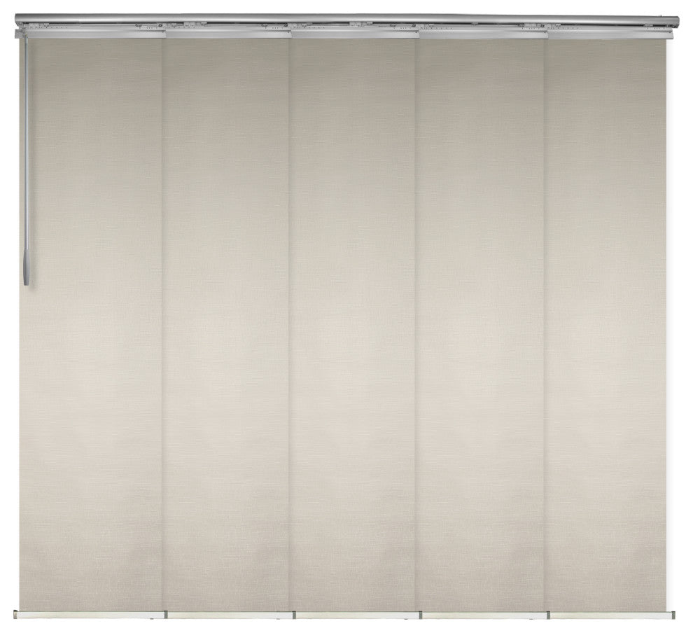 Stella 5-Panel Track Extendable Vertical Blinds 58-110"W