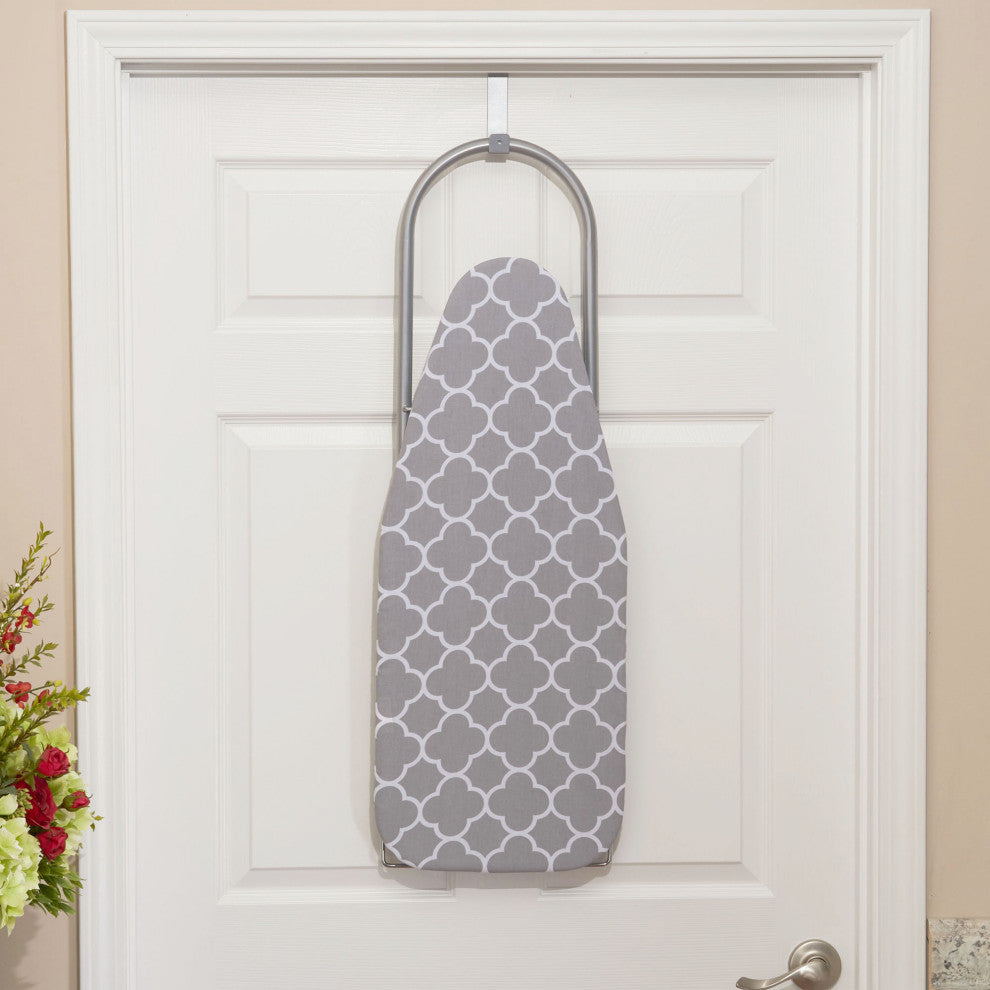 Steel Top Table Top Ironing Board With Iron Rest