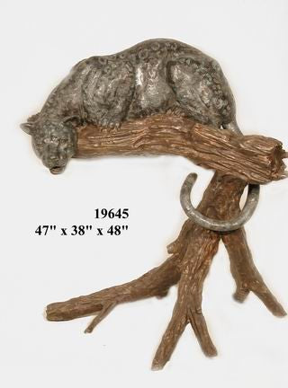 Leopard on a Branch, 48" Design