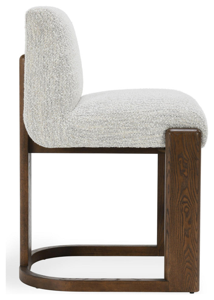 Chelsea 26" Ivory Upholstered Counter Stool