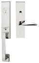 Stratus Lever, Mortise Entry Handleset, RHR, Polished Stainless Steel